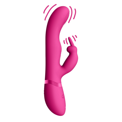 Mei - Dual Pulse-Wave Vibrating C-spot G-Spot Rabbit - Roze - Afbeelding 3