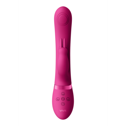 Mei - Dual Pulse-Wave Vibrating C-spot G-Spot Rabbit - Roze - Afbeelding 4