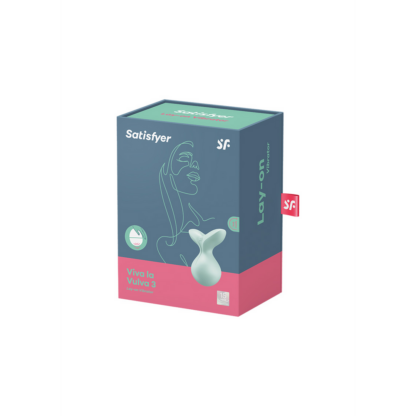 Viva la Vulva 3 - Lay-On Vibrator - Mint - Afbeelding 2