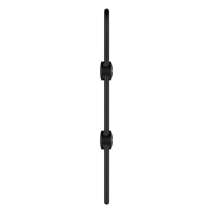 Forge - Dubbel Verstelbare Lasso Siliconen Cockring - Zwart - Afbeelding 5