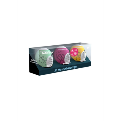 Masturbator Egg Set - Riffle, Bubble, Fierce - 3 Stuks - Afbeelding 2