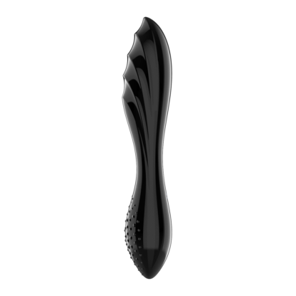 Dazzling Crystal 1 - Glazen Dildo - Zwart - Afbeelding 3