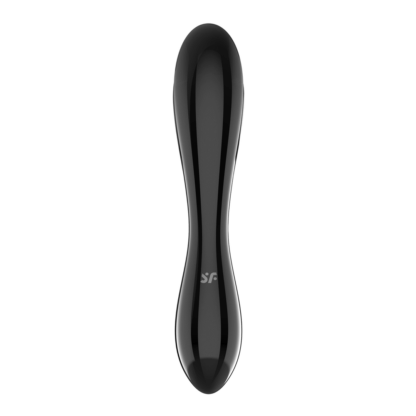 Dazzling Crystal 1 - Glazen Dildo - Zwart - Afbeelding 5