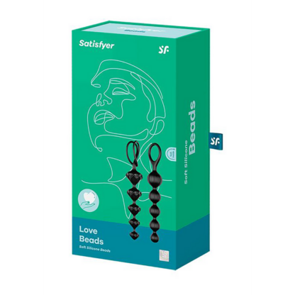 Love Beads - Anale kralen - Zwart - Afbeelding 2