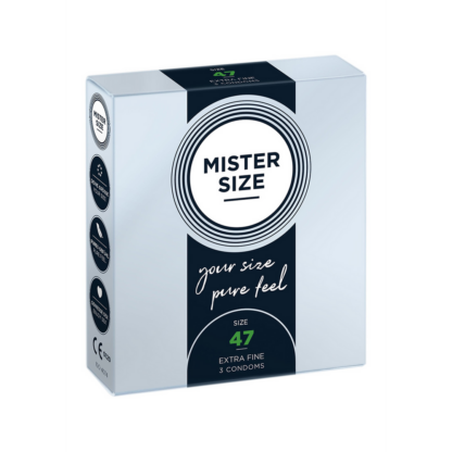 Pure Feel - Condoms 47 mm - 3 Pack - Afbeelding 3