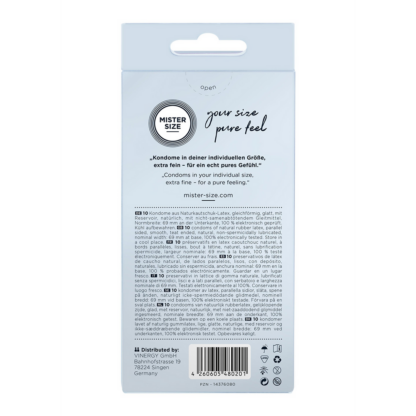 Pure Feel - Condooms 69 mm - 10 Pack - Afbeelding 2