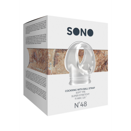 Nr.48 - Cockring met Ball Strap - Afbeelding 2