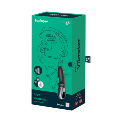 Hot Passion - Verwarmende Anale Vibrator - Zwart - Afbeelding 2