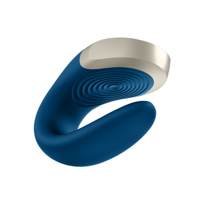 Double Love - Luxe Partner Vibrator - Blauw - Afbeelding 3