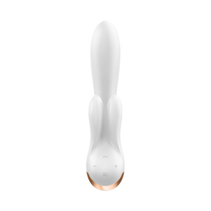 Dubbele Flex - Rabbit Vibrator - Wit - Afbeelding 3