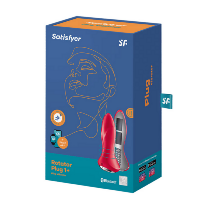 Rotar Plug 1Plus - Vibrerende Butt Plug met App - Rood - Afbeelding 2