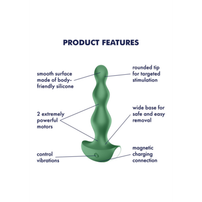 Lolli Plug 2 - Classic Vibrator - Groen - Afbeelding 4