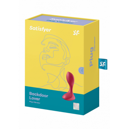 Backdoor Lover - Butt Plug Vibrator - Rood - Afbeelding 2