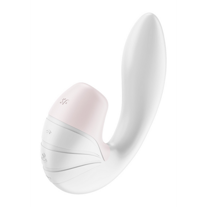 Supernova - Inbrengbare Dubbele Luchtpuls Vibrator - Wit - Afbeelding 4