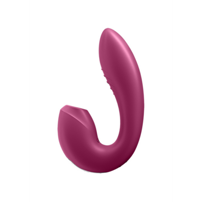 Sunray - Insteekbare Dubbele Luchtpuls Vibrator - Berry - Afbeelding 3