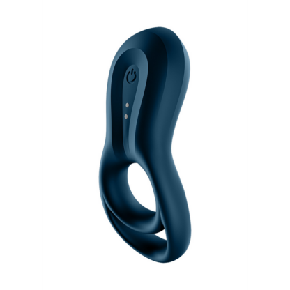 Epic Duo Ring - Dubbele Ring Vibrerende Cockring - Donkerblauw - Afbeelding 6
