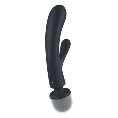 Triple Lover - Hybride Wand Vibrator - Grijs - Afbeelding 5