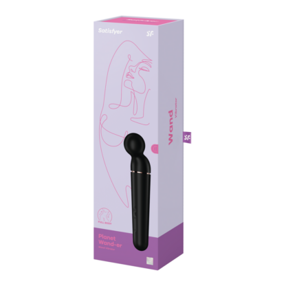Planet Wand-er - Wand Vibrator - Zwart/Roze Goud - Afbeelding 2