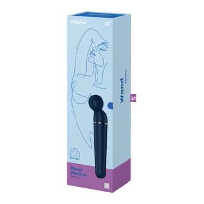 Planet Wand-er - Wand Vibrator - Blauw/Roze Goud - Afbeelding 2