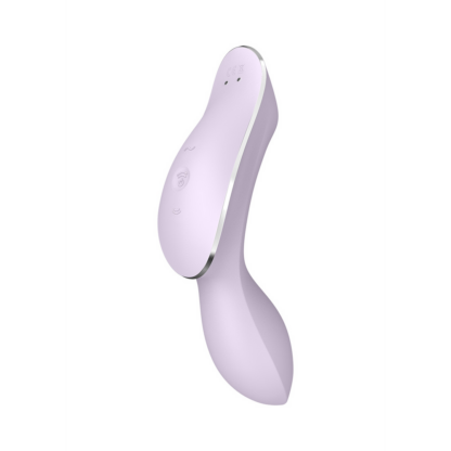 Curvy Trinity 2 - Invoegbare Luchtpulsvibrator - Violet - Afbeelding 3
