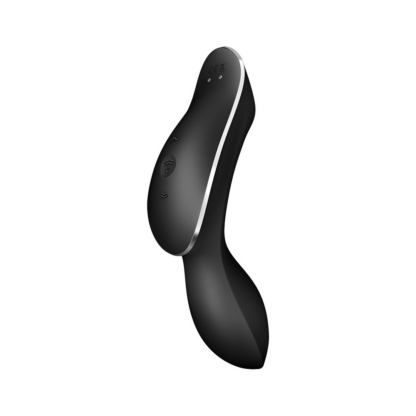 Curvy Trinity 2 - Invoegbare Air Pulse Vibrator - Zwart - Afbeelding 3