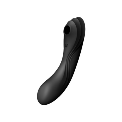 Curvy Trinity 4 - Insertable Air Pulse Vibrator - Zwart - Afbeelding 5