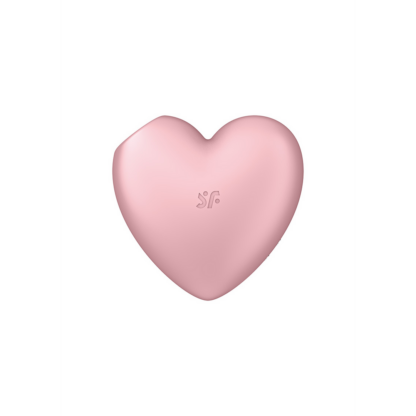 Cutie Heart - Air Pulse Stimulator en Vibratie - Licht Rood - Afbeelding 7