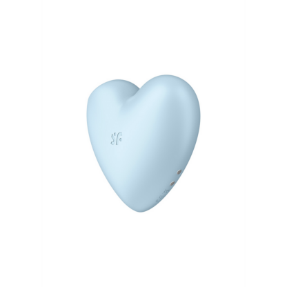 Cutie Heart - Air Pulse Stimulator en Vibratie - Blauw - Afbeelding 4