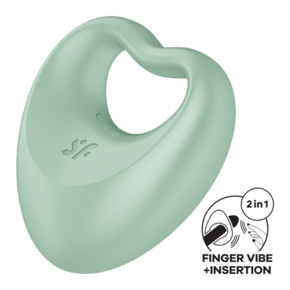 Perfect Pair 3 - Hybrid Finger Vibrator - Groen - Afbeelding 6