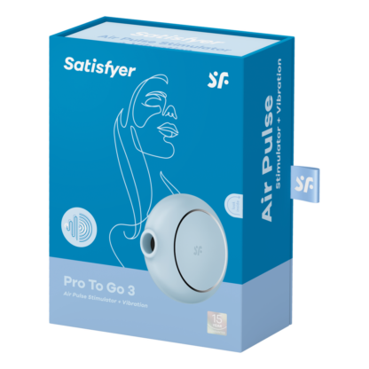 Pro to Go 3 - Air Pulse Stimulator - Blauw - Afbeelding 2