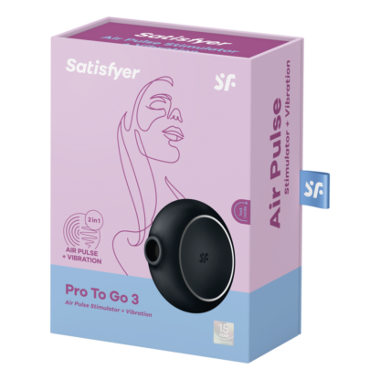 Pro to Go 3 - Air Pulse Stimulator - Zwart - Afbeelding 2