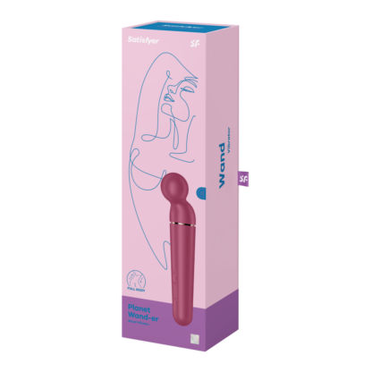 Planet Wand-er - Wand Vibrator - Berry/Roze Goud - Afbeelding 2