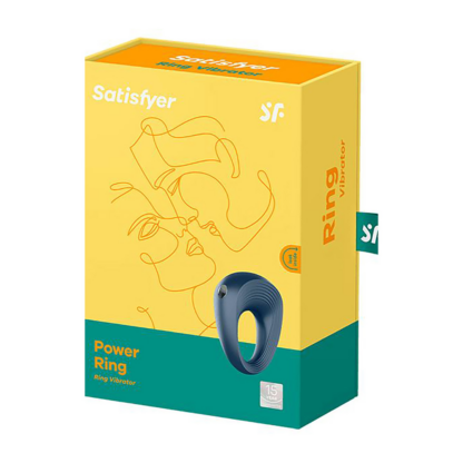 Power Ring - Vibrerende Cockring - Donkerblauw - Afbeelding 2