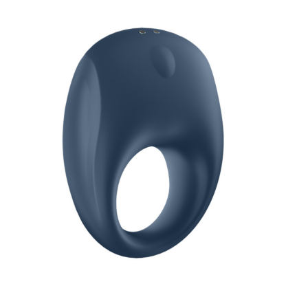 Strong One - Vibrerende Cockring - Blauw - Afbeelding 6