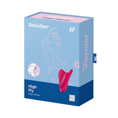High Fly - Vinger Vibrator - Rood - Afbeelding 2