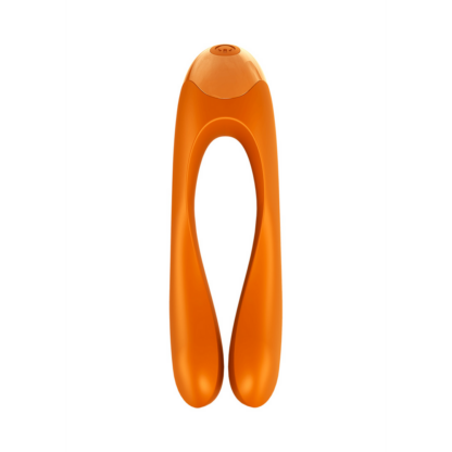 Candy Cane - Vinger Vibrator voor Intieme Zones - Oranje - Afbeelding 3