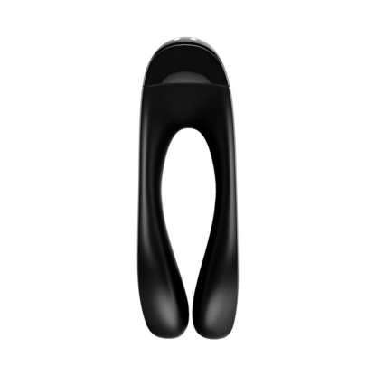 Candy Cane - Vinger Vibrator voor Intieme Zones - Zwart - Afbeelding 4