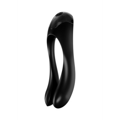 Candy Cane - Vinger Vibrator voor Intieme Zones - Zwart - Afbeelding 7