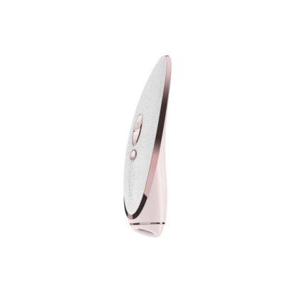 Prêt-á-Porter - Luxe Luchtpulser Stimulator en Vibratie - Wit/Roze Goud - Afbeelding 3