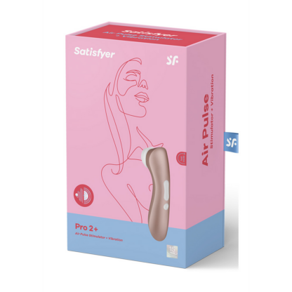 Pro 2Plus - Airpulse Stimulator en Vibration - Licht Goud - Afbeelding 2