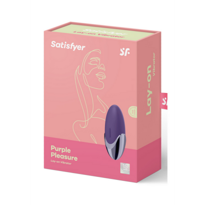 Paarse Plezier - Lay-on Vibrator - Violet/Brass - Afbeelding 2
