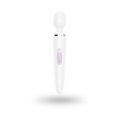Wand-er Woman - Wand Vibrator - Wit/Chroom - Afbeelding 6