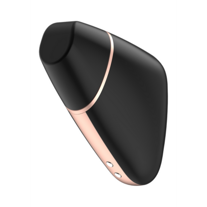 Love Triangle - Luchtpulserende Stimulator en Vibratie - Zwart - Afbeelding 7