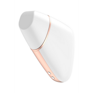 Love Triangle - Luchtpulserende Stimulator en Vibratie - Wit