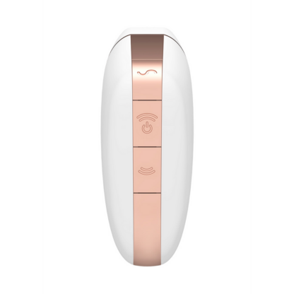 Love Triangle - Luchtpulserende Stimulator en Vibratie - Wit - Afbeelding 5