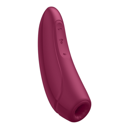 Curvy 1Plus - Air Pulse Stimulator en Vibratie - Roze Rood - Afbeelding 7