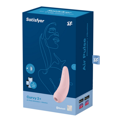Curvy 2Plus - Air Pulse Stimulator en Vibratie - Roze - Afbeelding 2