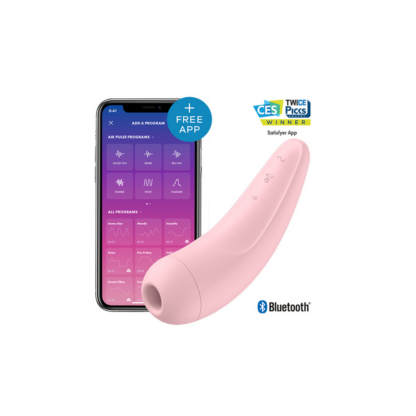 Curvy 2Plus - Air Pulse Stimulator en Vibratie - Roze - Afbeelding 6