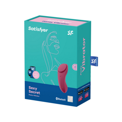 Sexy Secret - Panties Vibrator - Wijnrood - Afbeelding 2