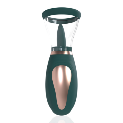 Enhance - Oplaadbare Vulva- en Borstpomp - Bosgroen - Afbeelding 4